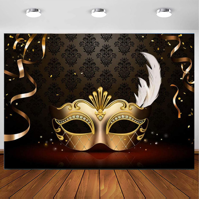 Masquerade Party Decorations, Masquerade Party Background